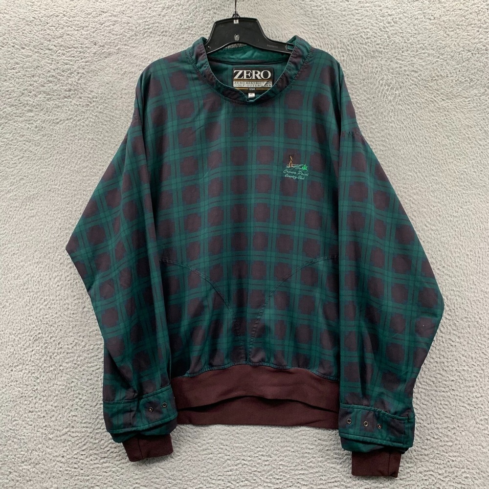 ZERO RESTRICTION Sweater Mens XL Green*